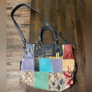 Coach multicolor bag
